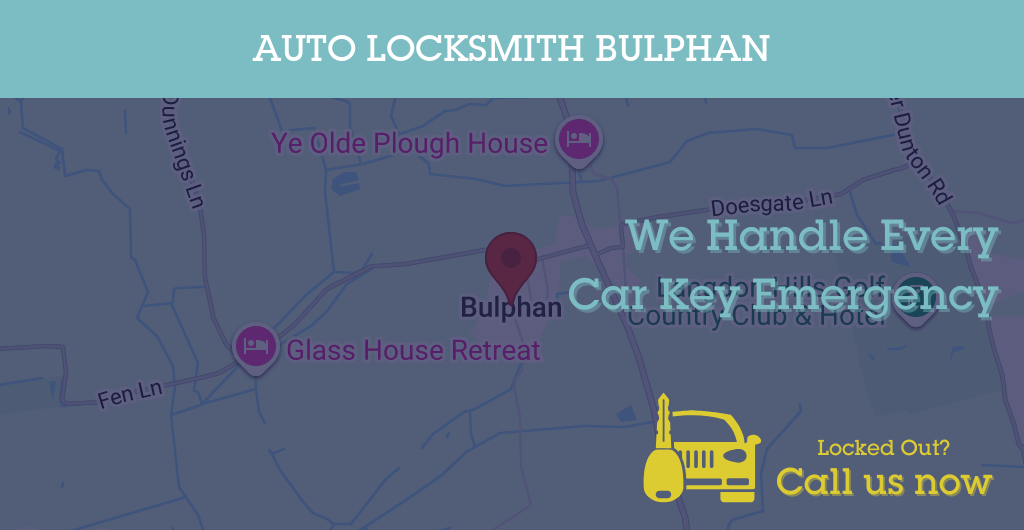 Auto Locksmith Services in Bulphan - RM postcode