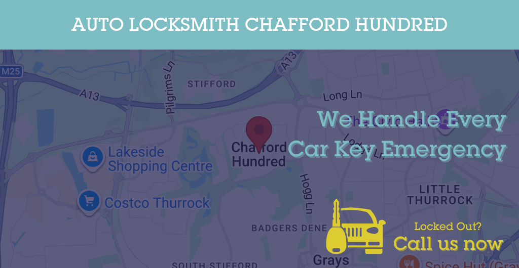 Auto Locksmith Services in Chafford Hundred - RM postcode