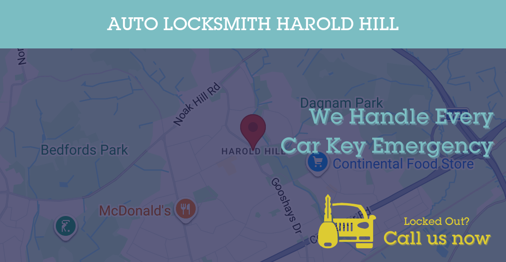 Auto Locksmith Services in Harold Hill - RM postcode