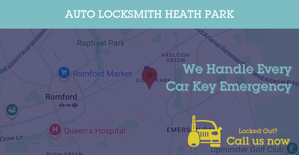 Auto Locksmith Services in Heath Park - RM postcode